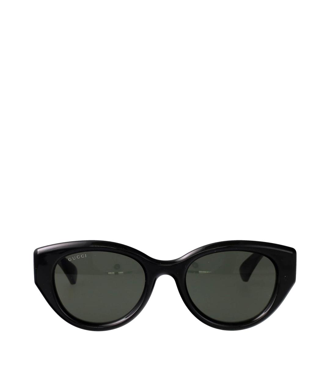 GUCCI Черные пластиковые солнцезащитные очки, фото 1