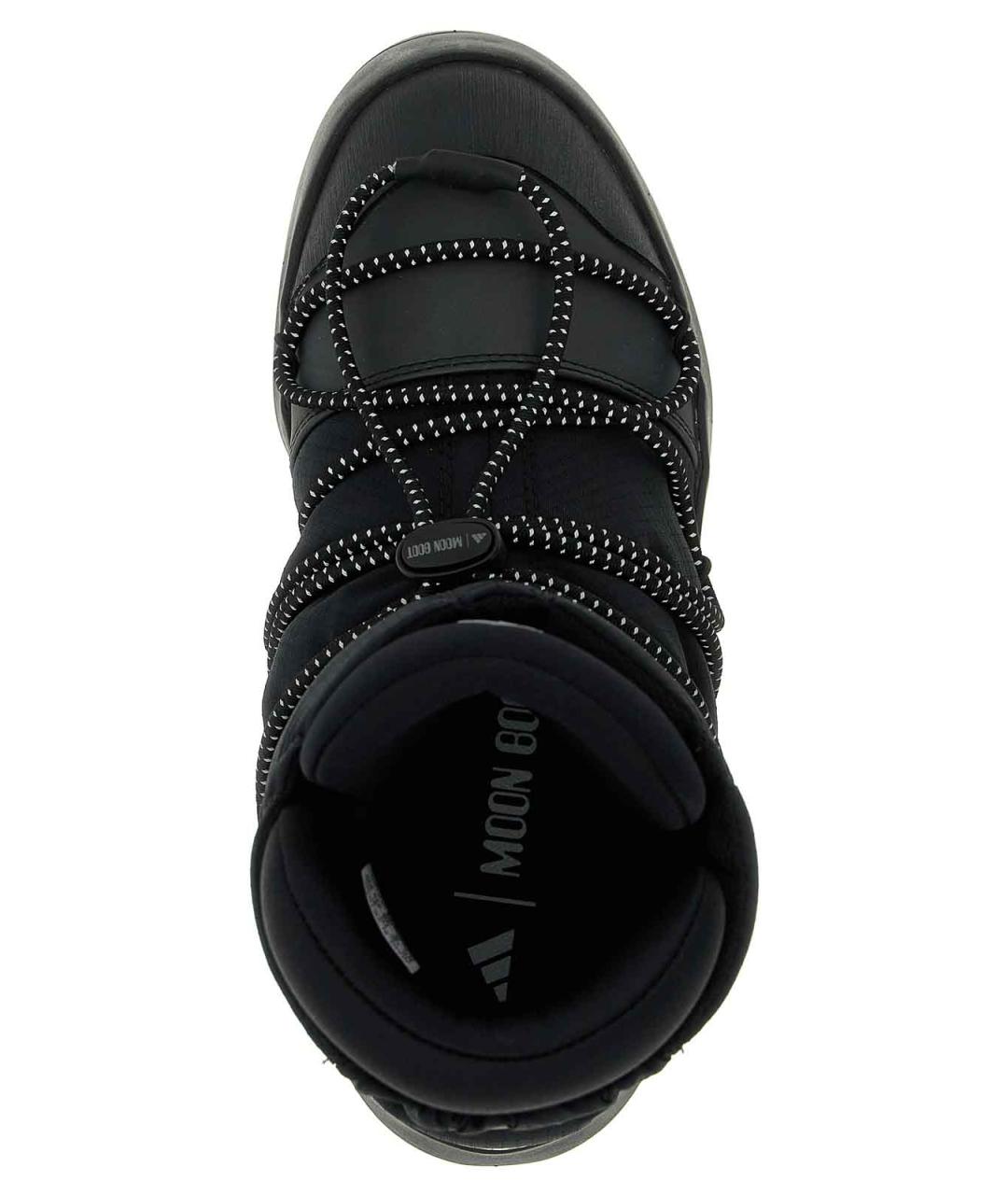 ADIDAS Черные текстильные ботинки, фото 4