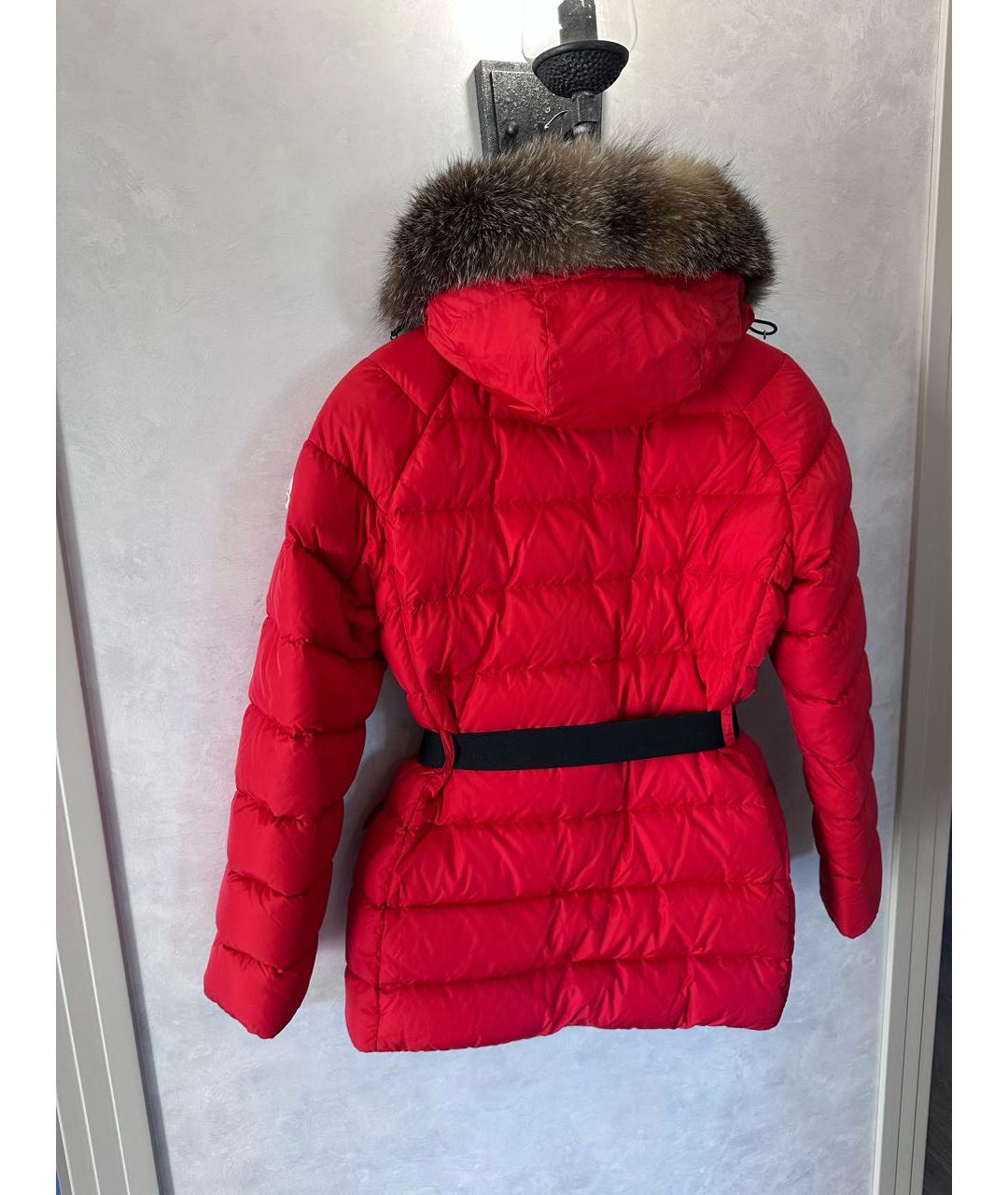 MONCLER Красный пуховик, фото 2