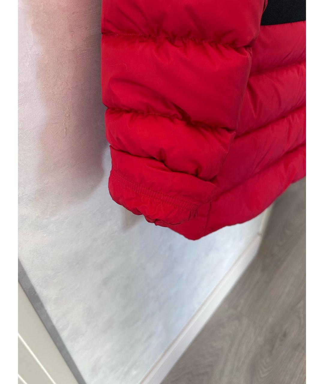 MONCLER Красный пуховик, фото 6
