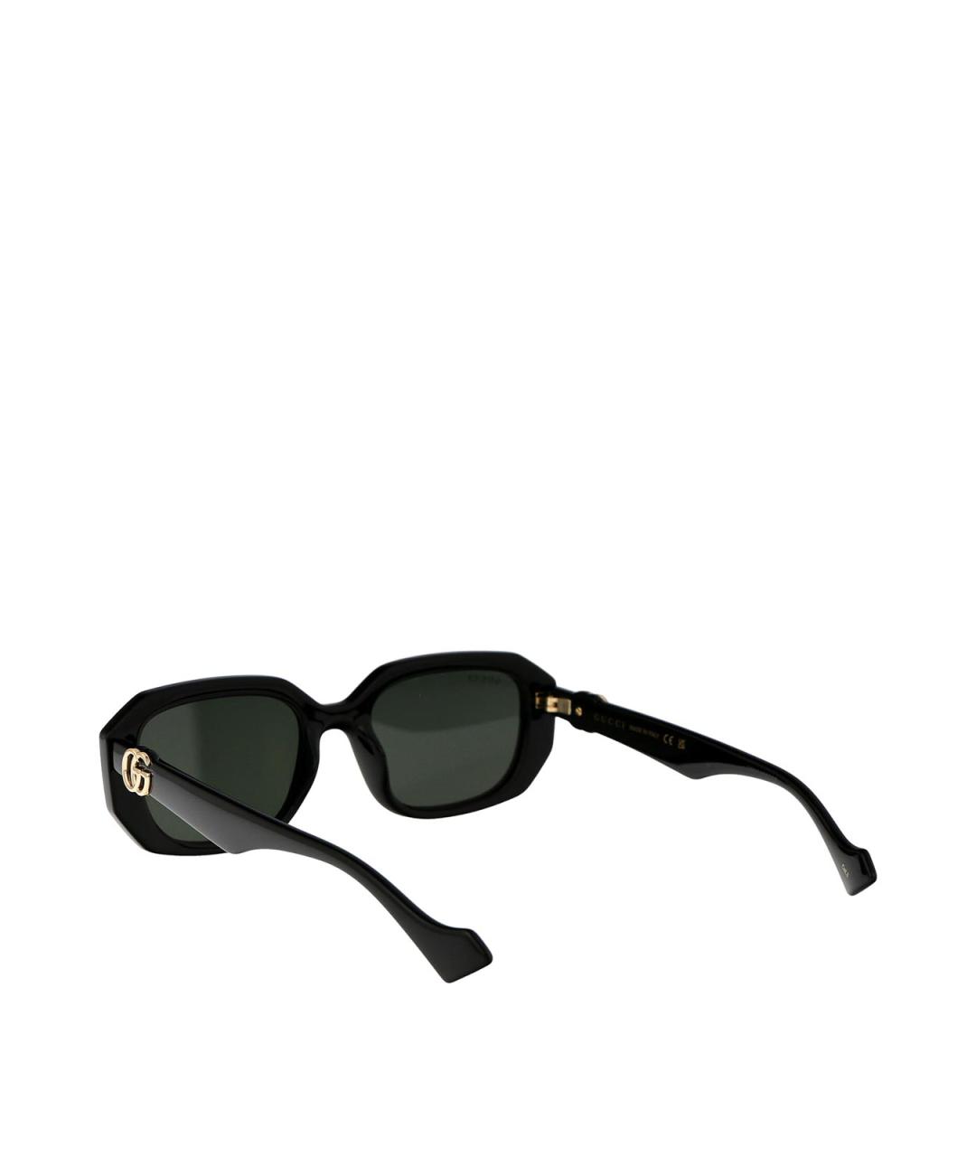 GUCCI Черные пластиковые солнцезащитные очки, фото 4