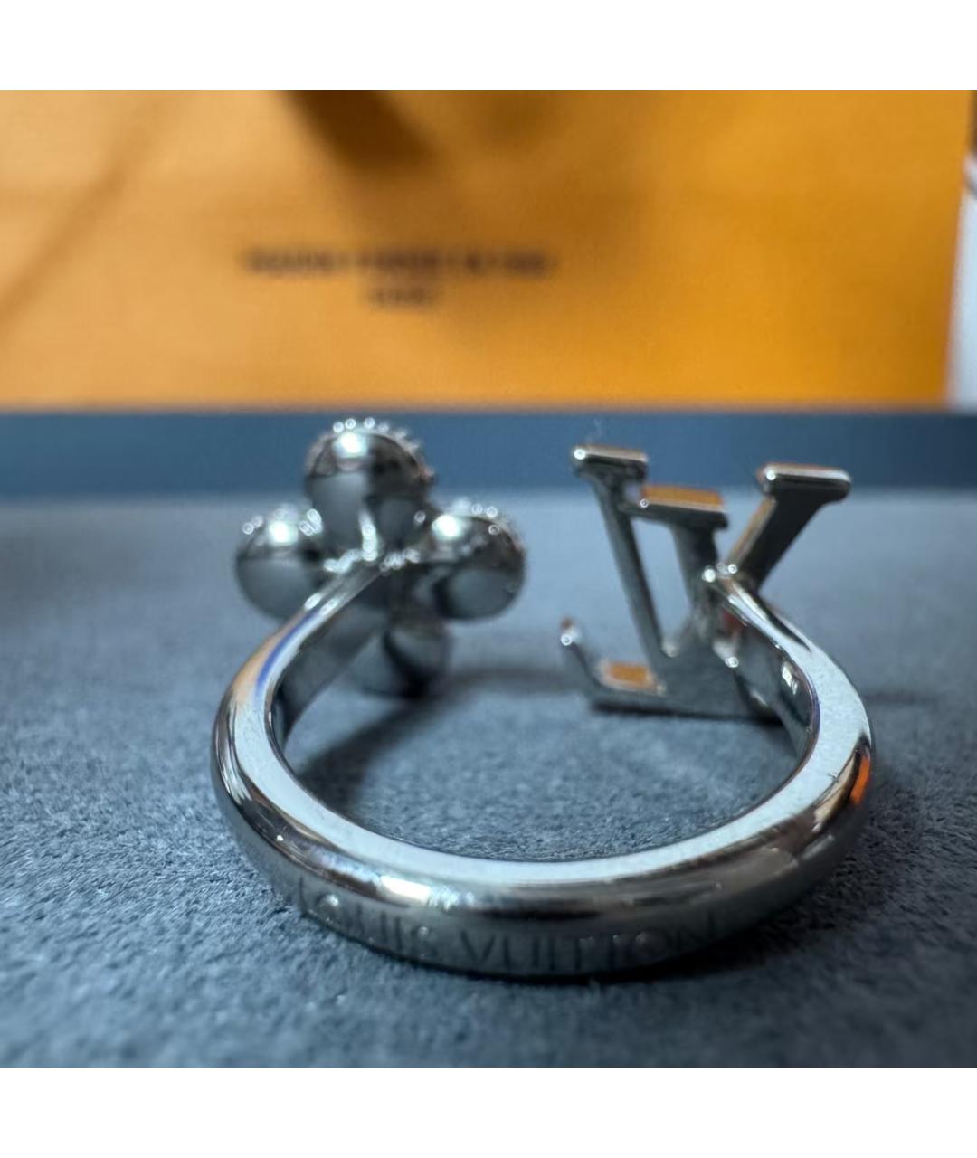 LOUIS VUITTON Серебряное металлическое кольцо, фото 2
