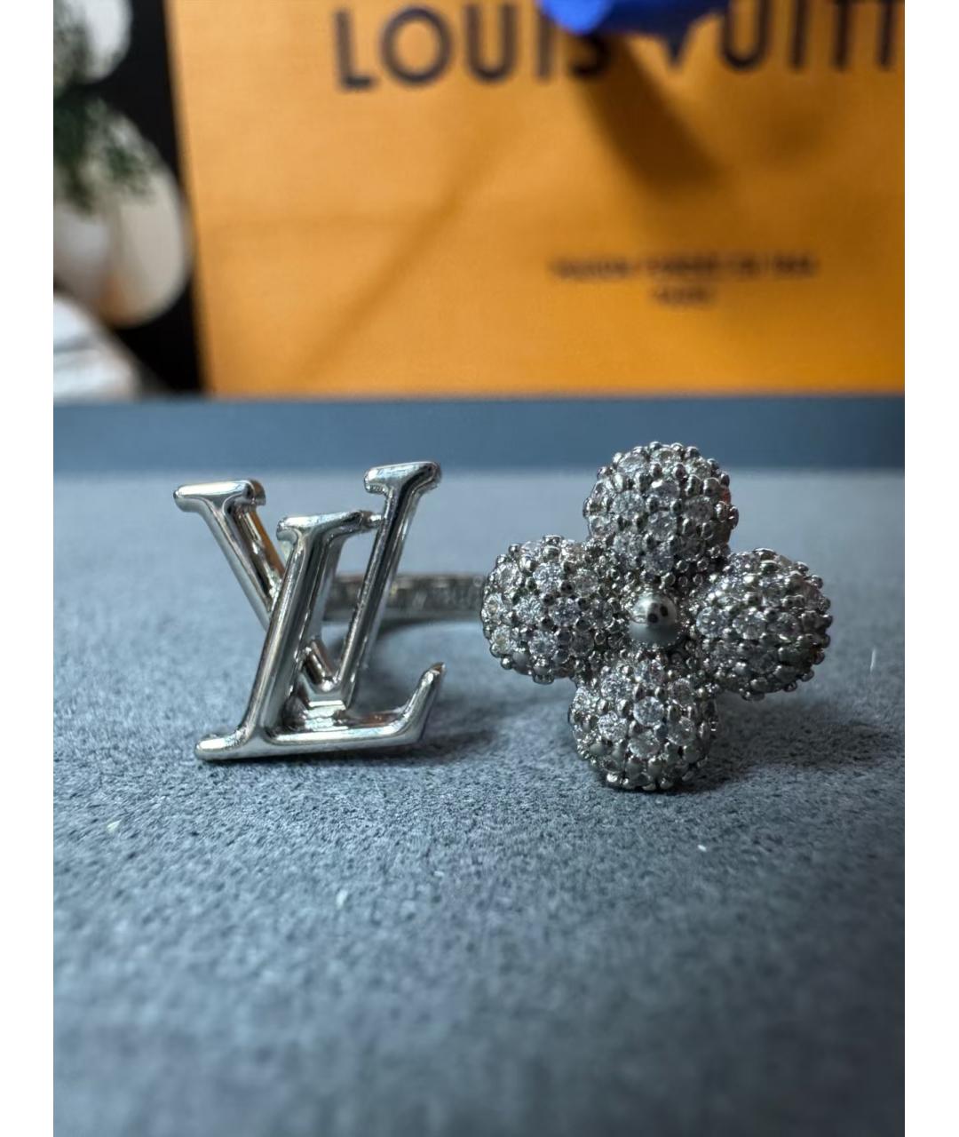 LOUIS VUITTON Серебряное металлическое кольцо, фото 5