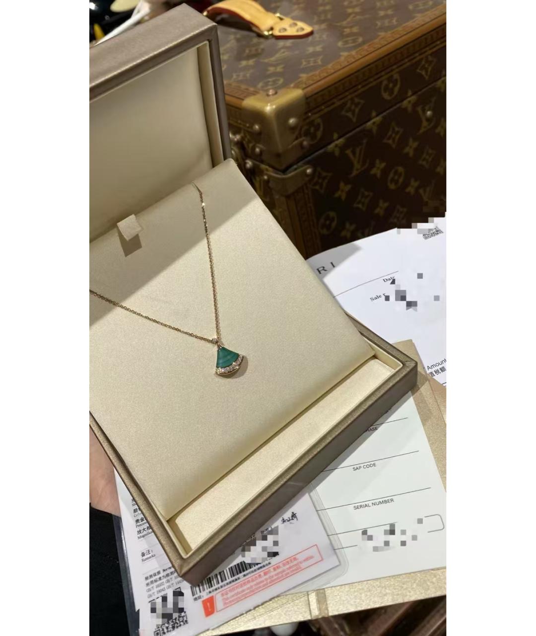 BVLGARI Зеленое колье, фото 3