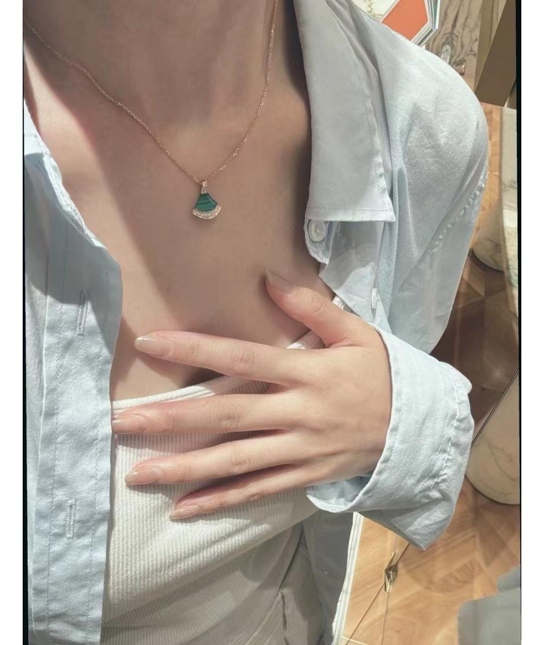 BVLGARI Зеленое колье, фото 4