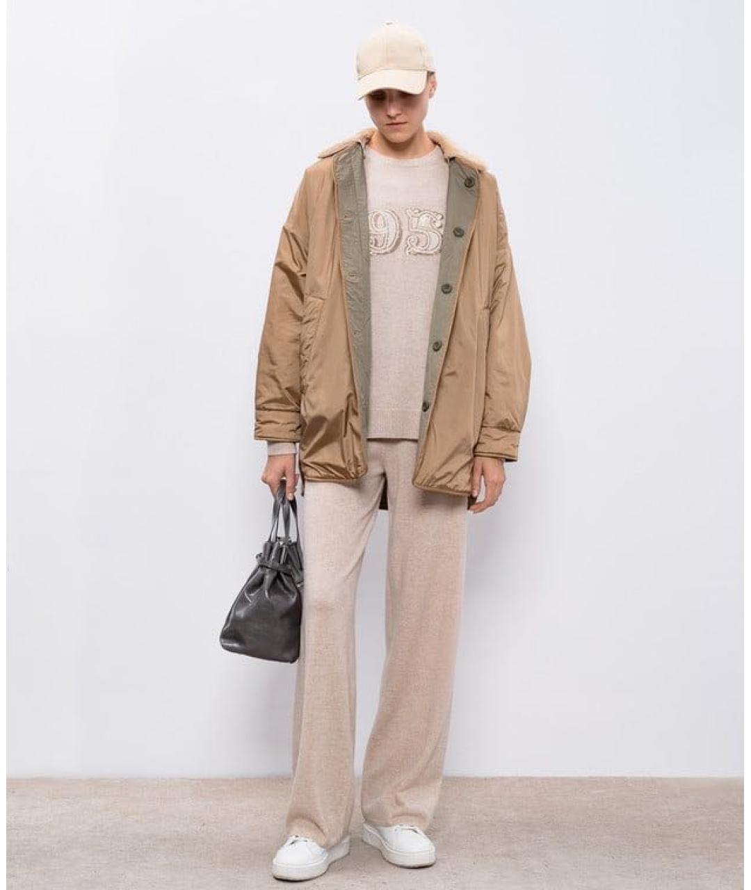 WEEKEND MAX MARA Бежевое пальто, фото 2