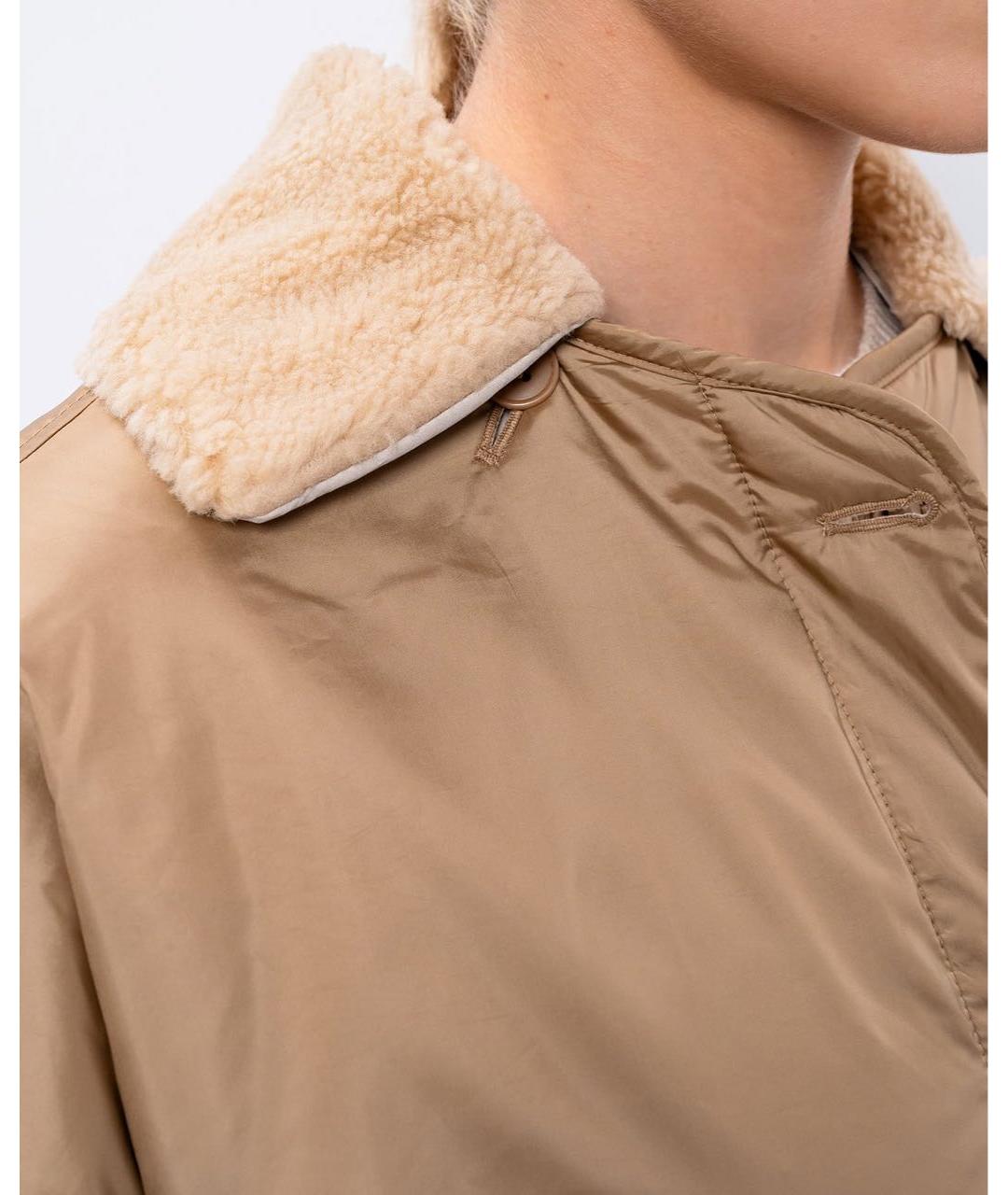 WEEKEND MAX MARA Бежевое пальто, фото 4