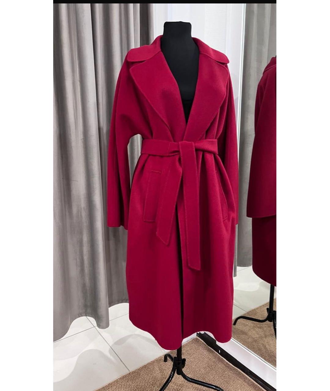 MAX MARA Красное шерстяное пальто, фото 2