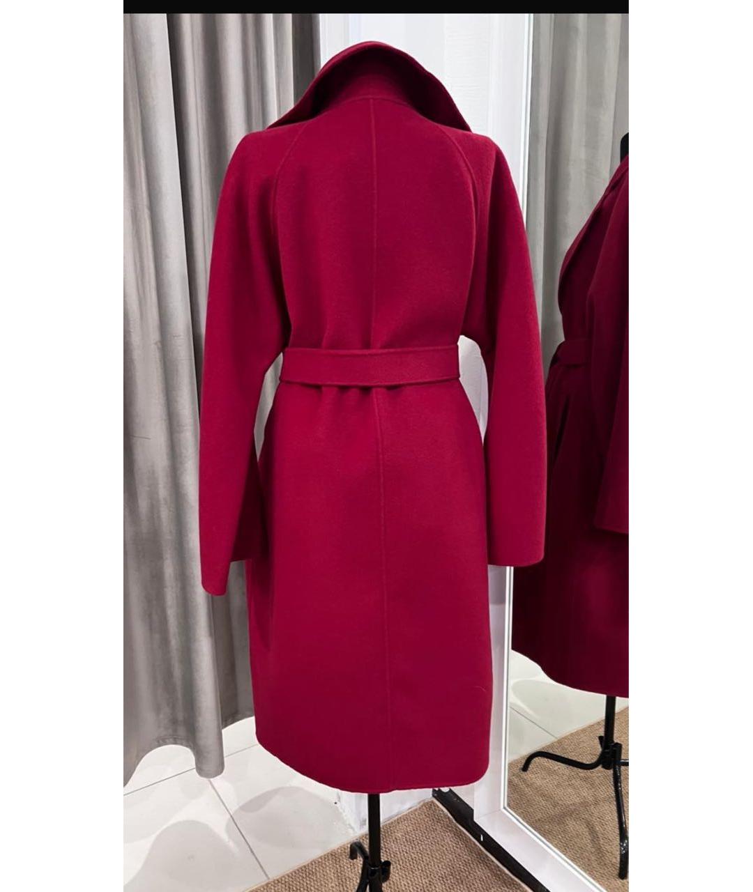 MAX MARA Красное шерстяное пальто, фото 3