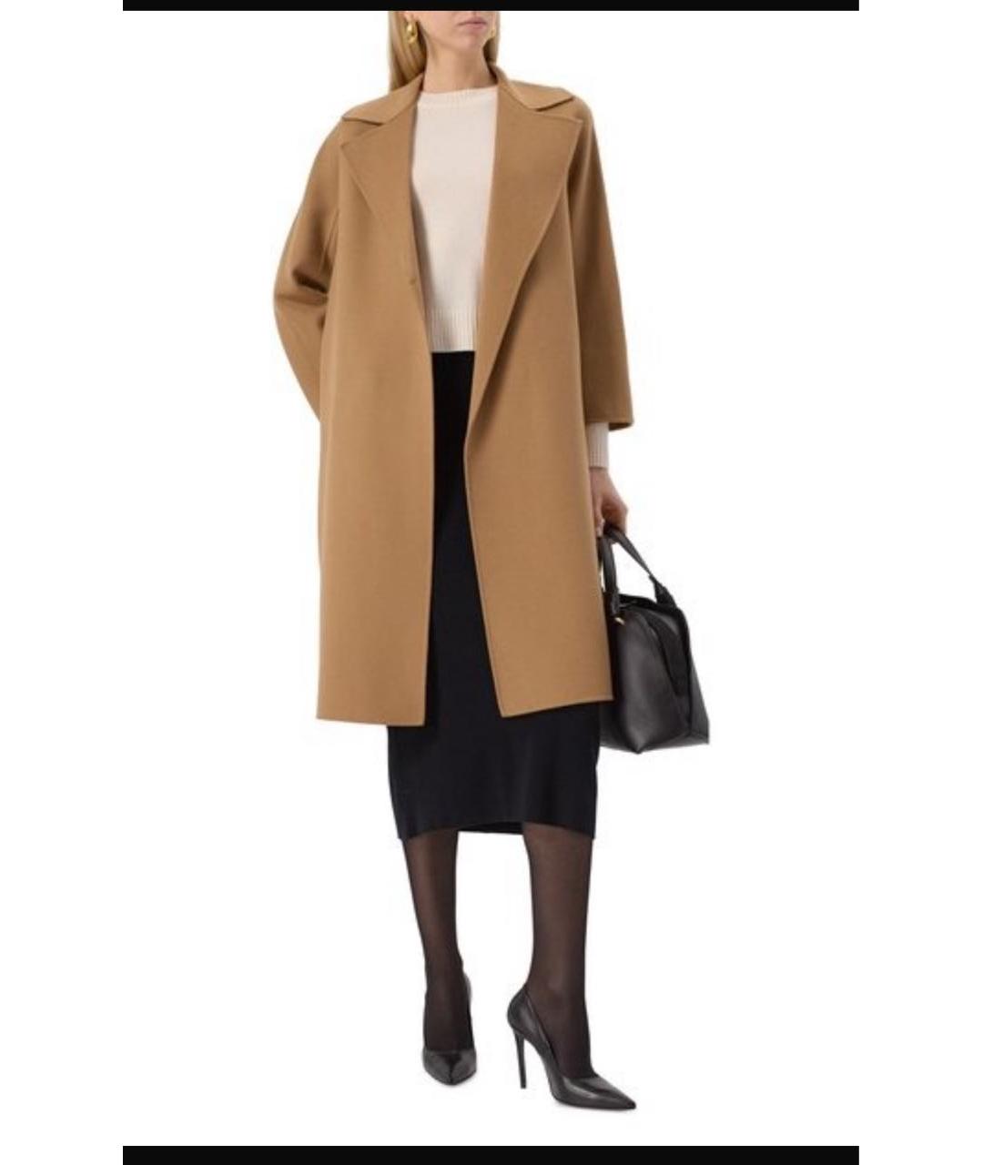 MAX MARA Бежевое пальто, фото 4