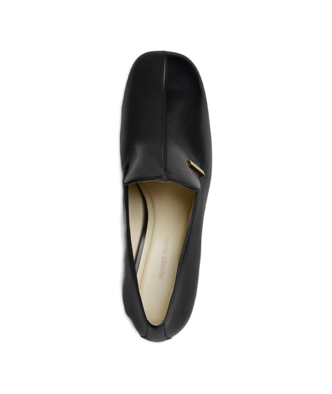 PHOEBE PHILO Черные кожаные туфли, фото 5
