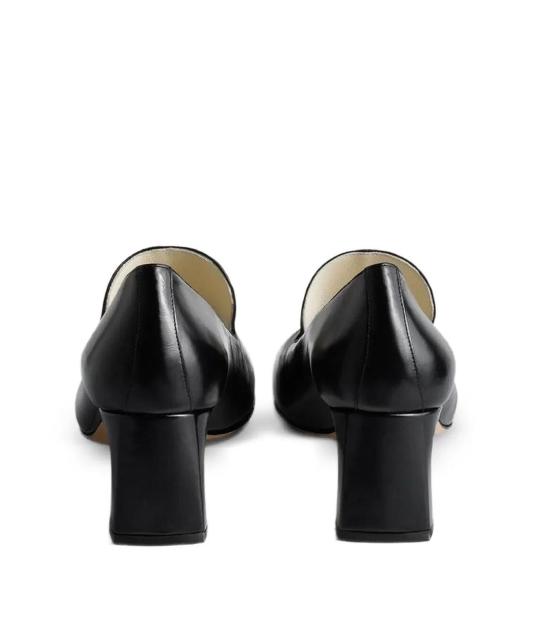 PHOEBE PHILO Черные кожаные туфли, фото 3