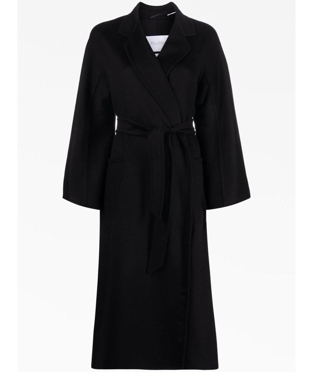 MAX MARA Черное кашемировое пальто, фото 5