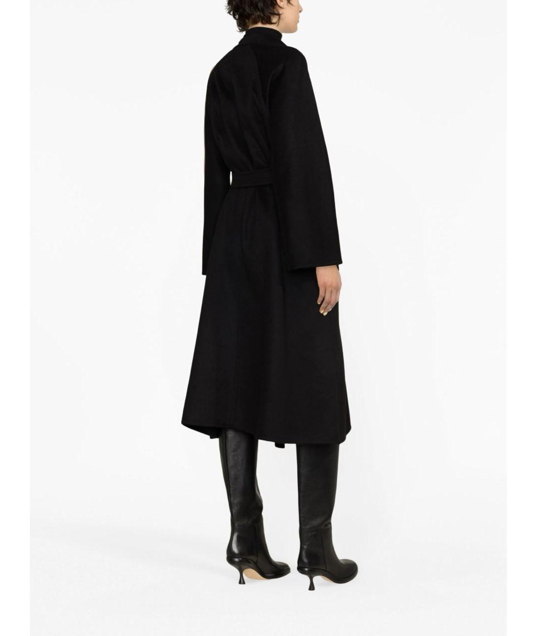 MAX MARA Черное кашемировое пальто, фото 4