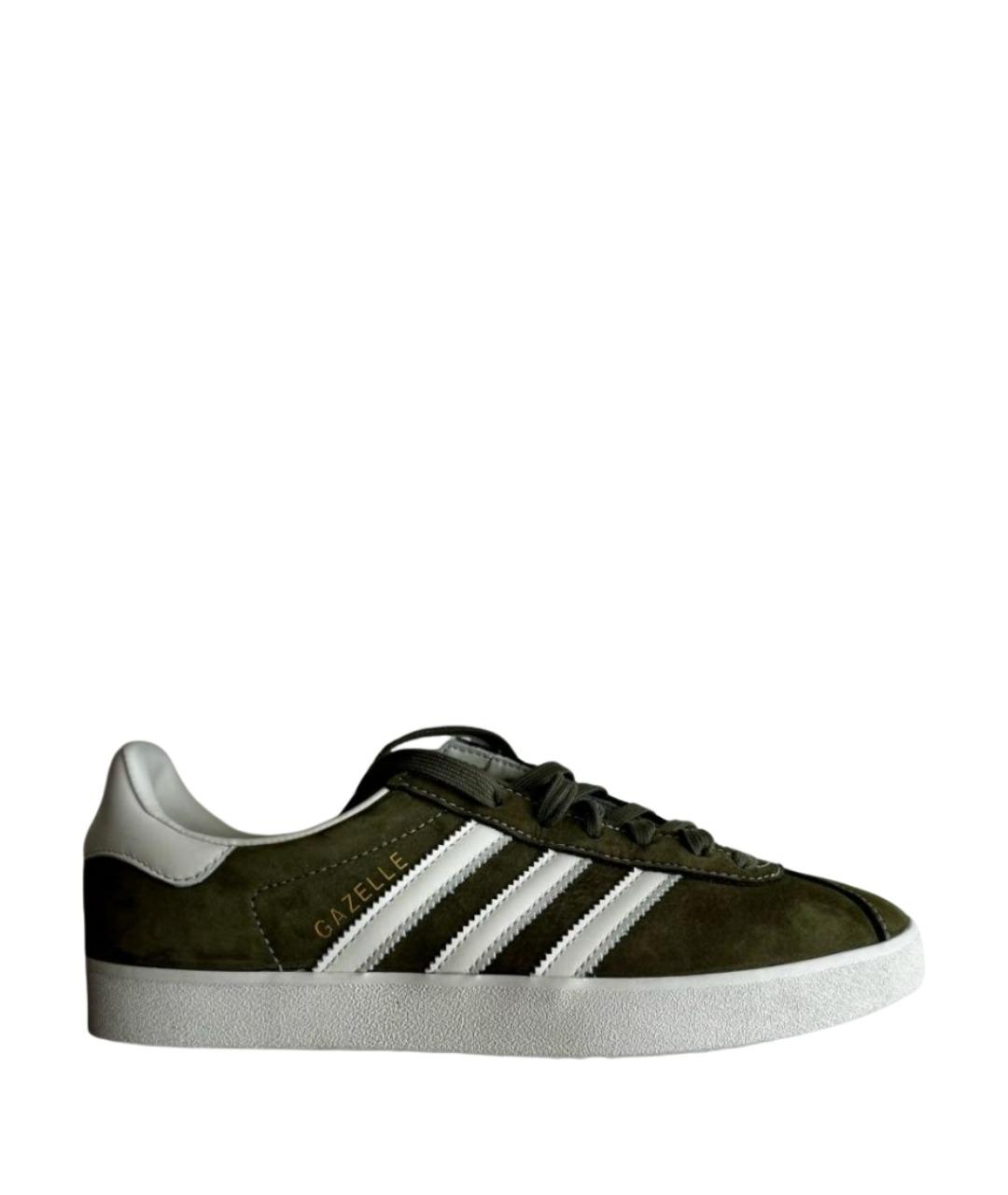 ADIDAS Хаки замшевые низкие кроссовки / кеды, фото 1