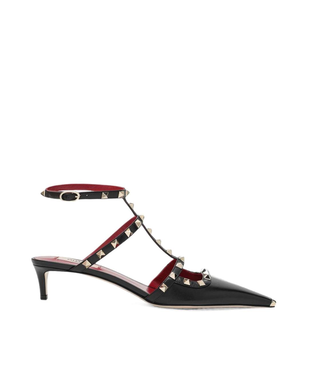 VALENTINO Черные кожаные туфли, фото 6