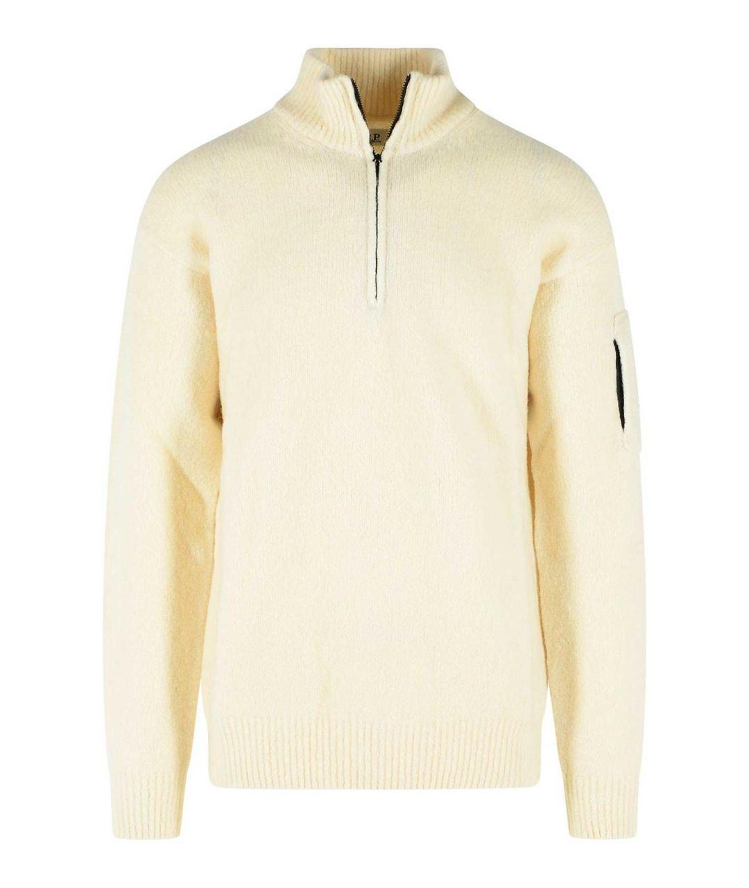 CP COMPANY Белый шерстяной джемпер / свитер, фото 1