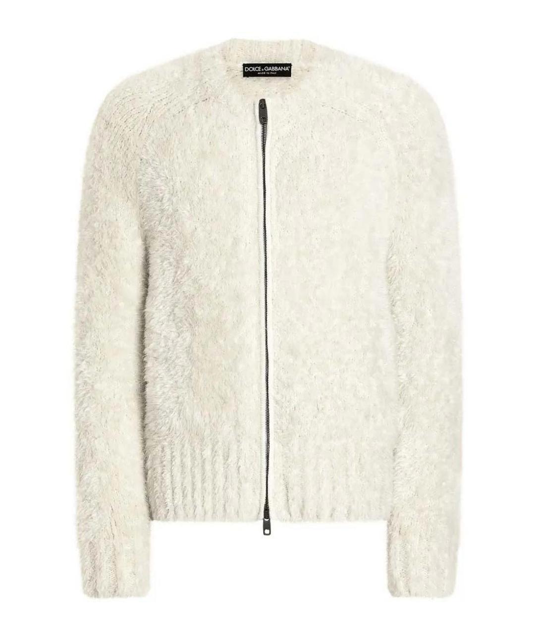 DOLCE&GABBANA Белый кардиган, фото 1