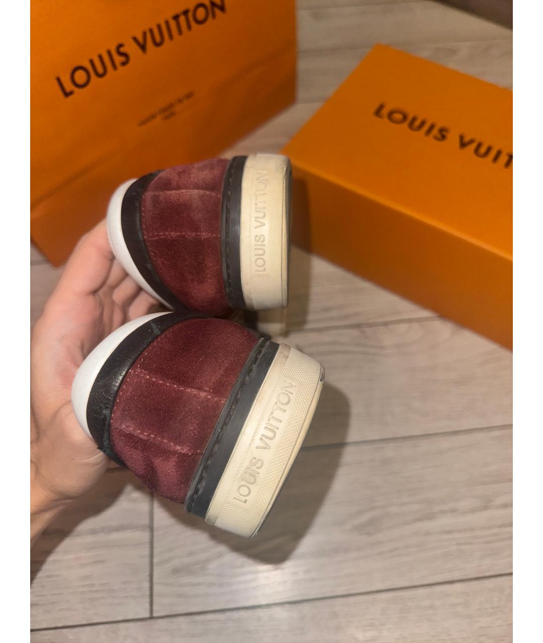 LOUIS VUITTON Мульти текстильные низкие кроссовки / кеды, фото 4