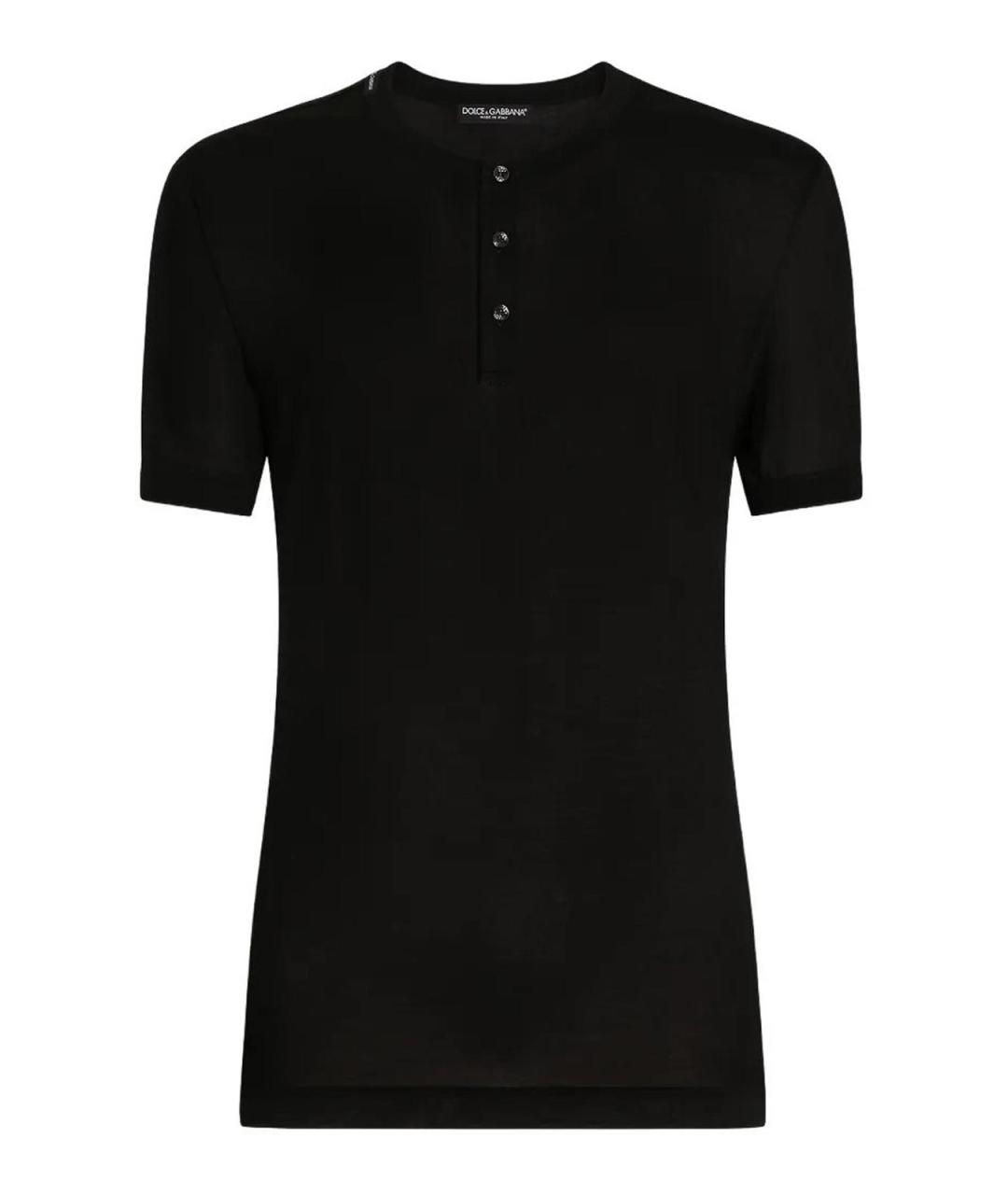 DOLCE&GABBANA Черная футболка, фото 1