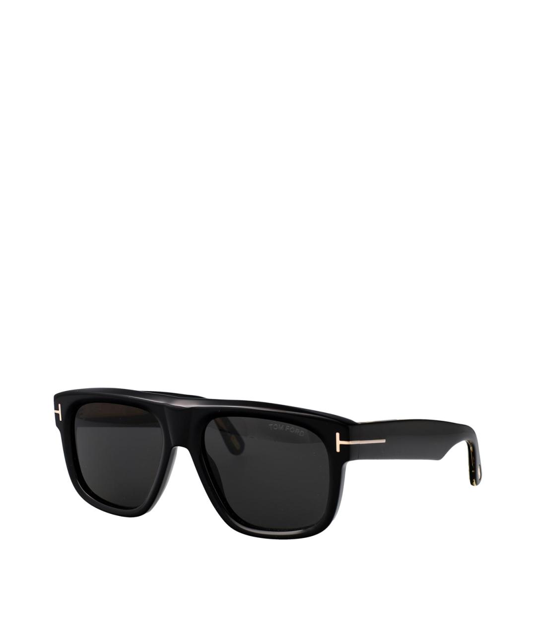 TOM FORD Черные пластиковые солнцезащитные очки, фото 2