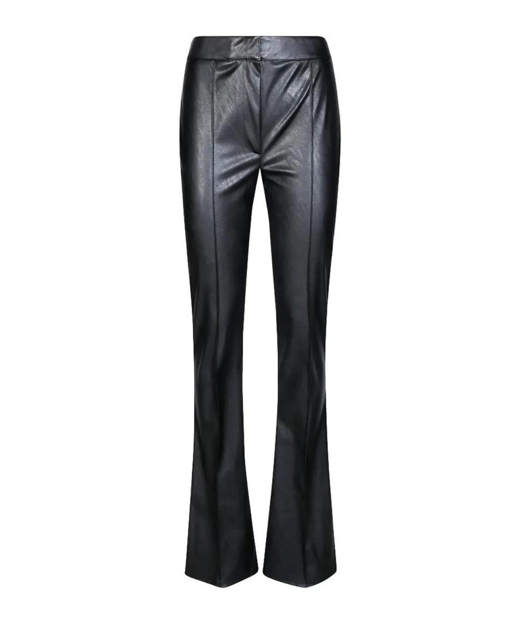 ELISABETTA FRANCHI Черные брюки широкие, фото 1