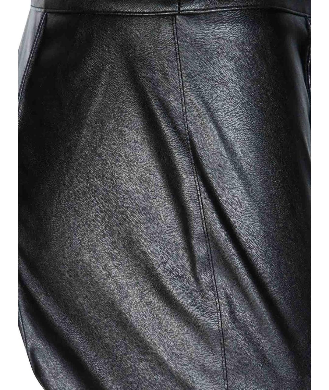 ELISABETTA FRANCHI Черные брюки широкие, фото 2