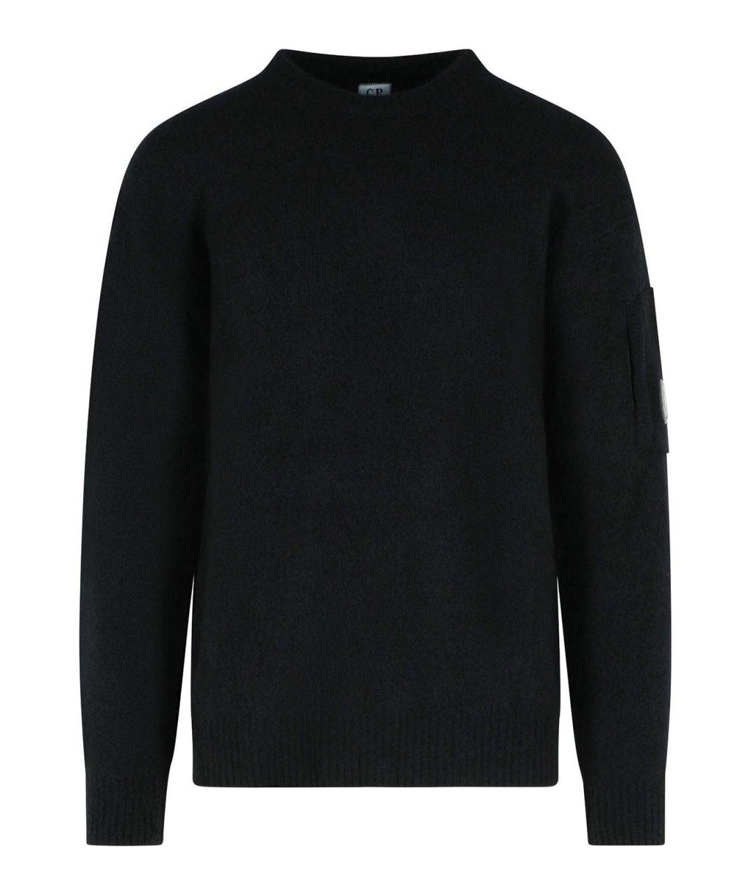 CP COMPANY Черный шерстяной джемпер / свитер, фото 1