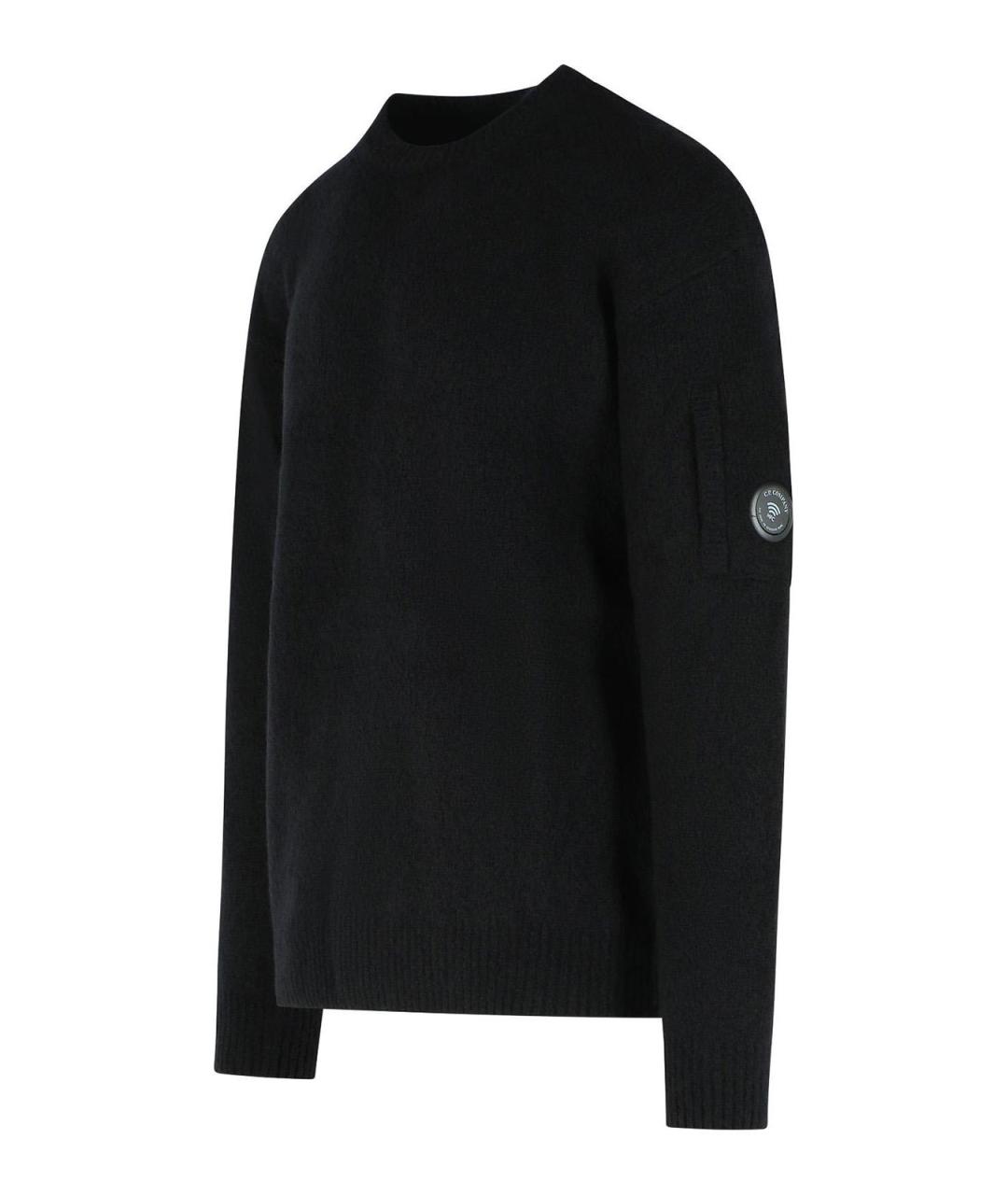 CP COMPANY Черный шерстяной джемпер / свитер, фото 3