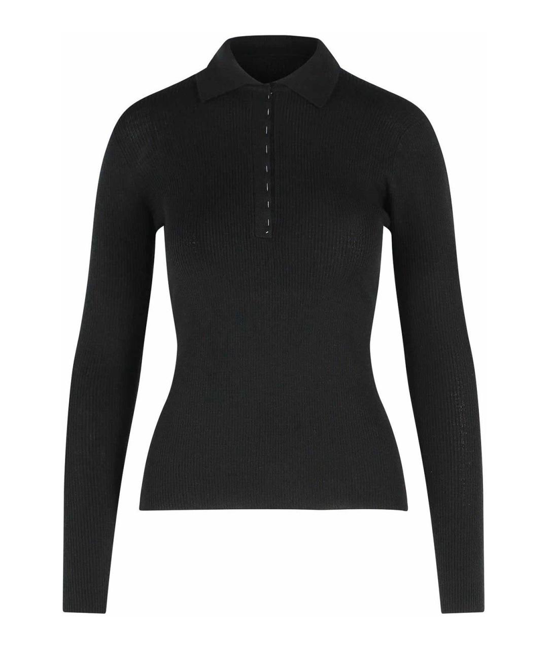 MAX MARA Черный кашемировый джемпер / свитер, фото 1