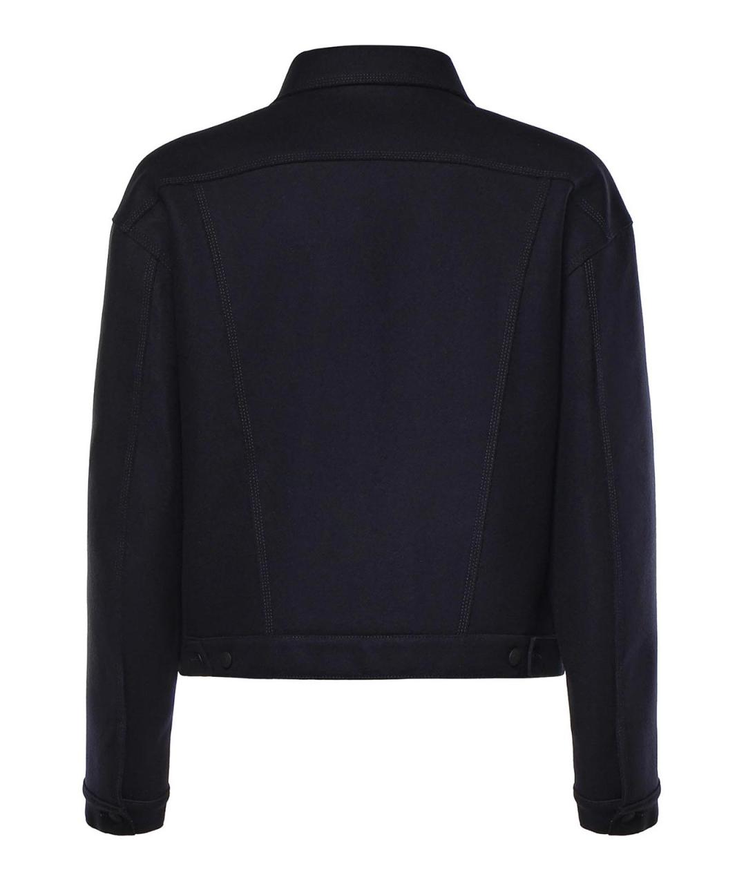 DSQUARED2 Темно-синяя шерстяная куртка, фото 3