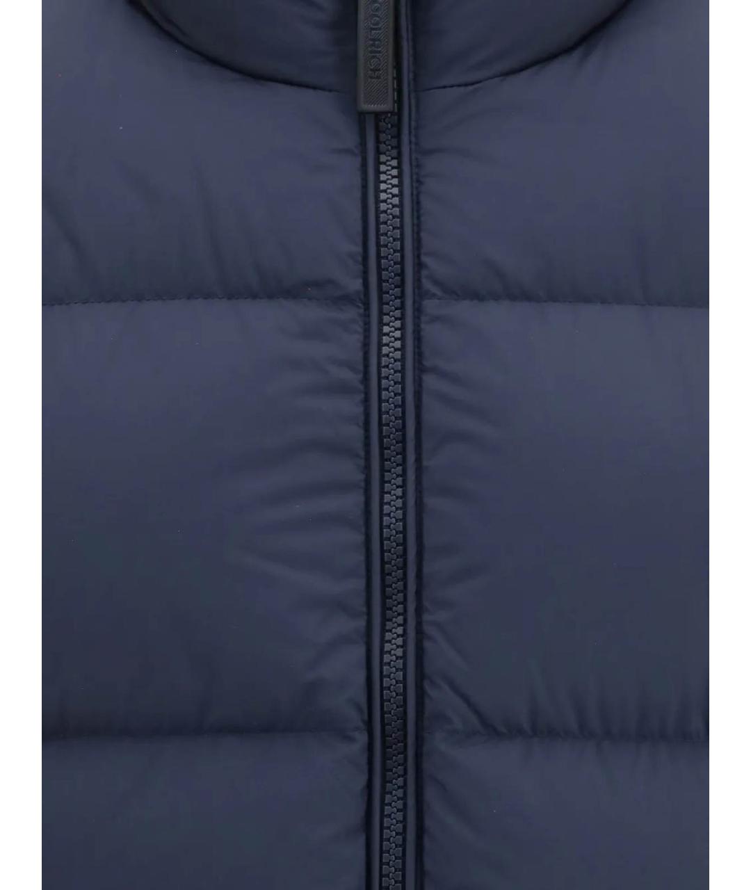 WOOLRICH Синий нейлоновый пуховик, фото 3