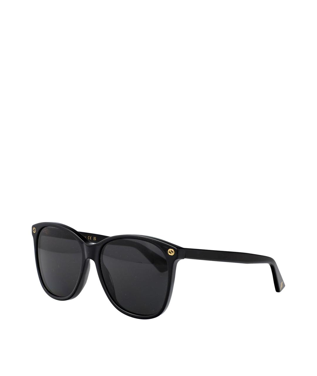 GUCCI Черные пластиковые солнцезащитные очки, фото 2