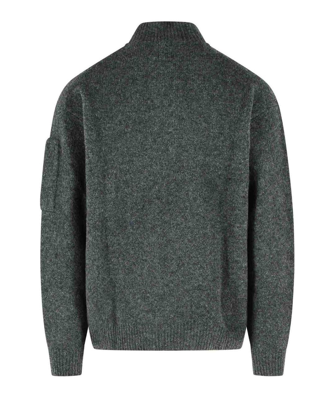 CP COMPANY Серый шерстяной джемпер / свитер, фото 2