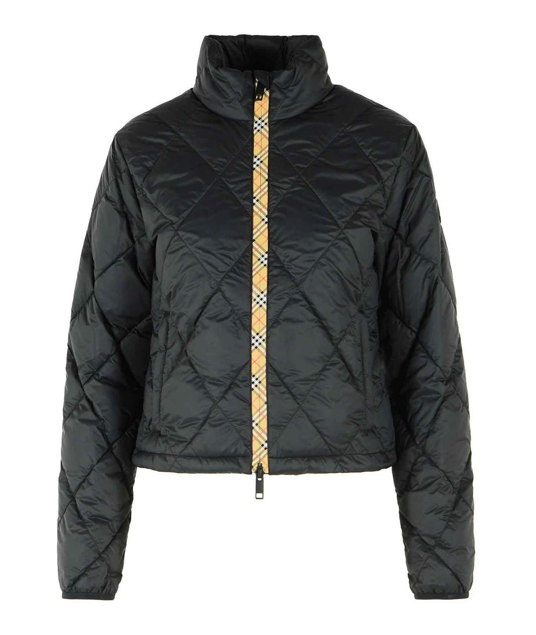 BURBERRY Черная нейлоновая куртка, фото 1