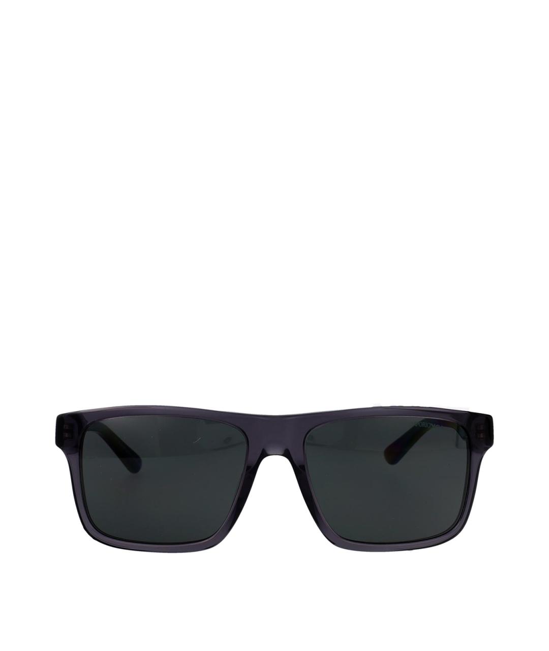 EMPORIO ARMANI Серые пластиковые солнцезащитные очки, фото 1