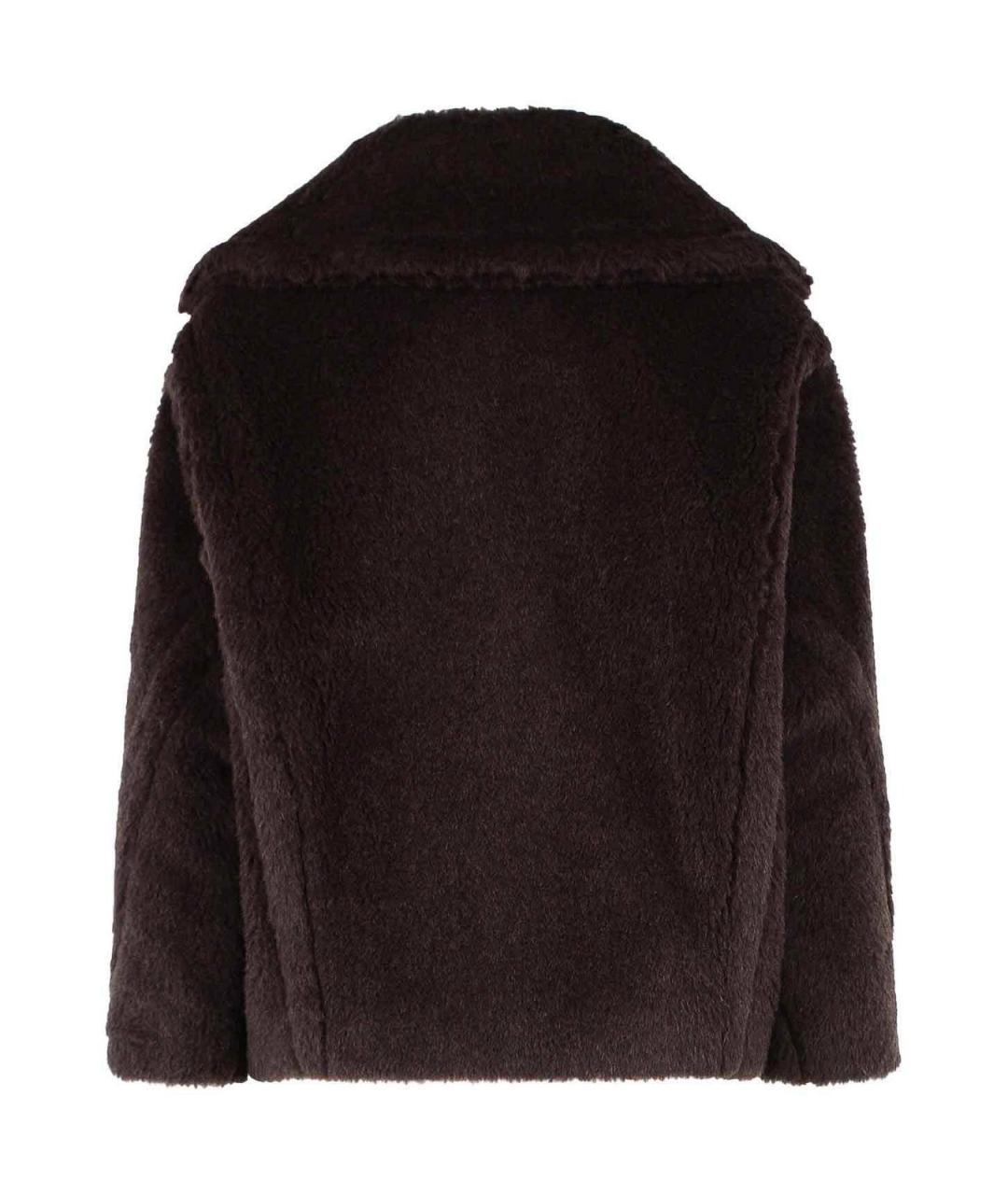 MAX MARA Коричневое шерстяное пальто, фото 2