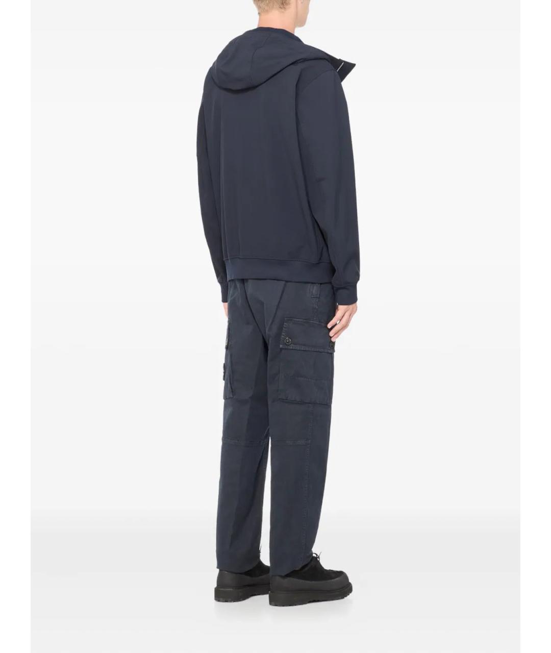 STONE ISLAND Темно-синяя куртка, фото 3