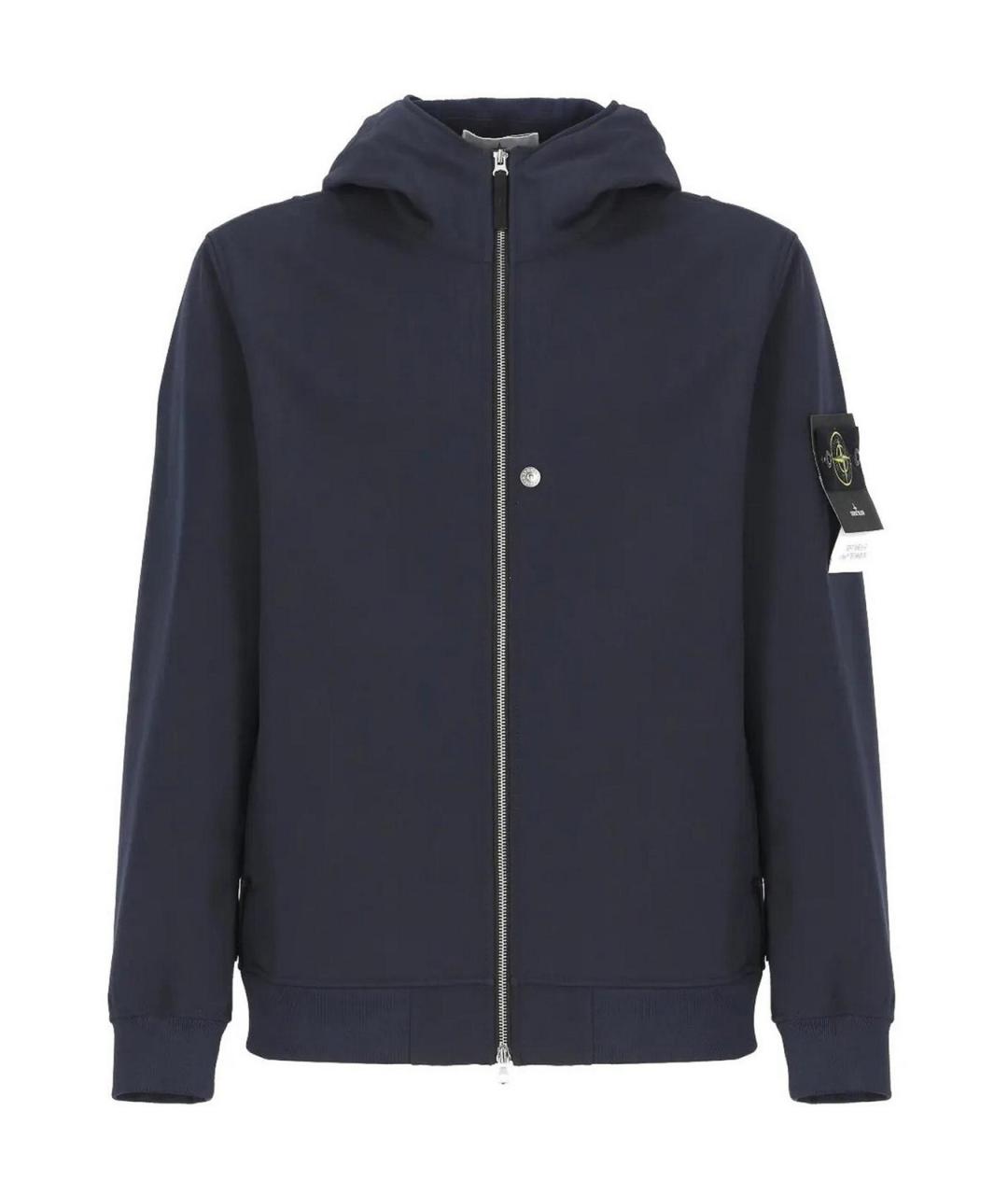 STONE ISLAND Темно-синяя куртка, фото 1