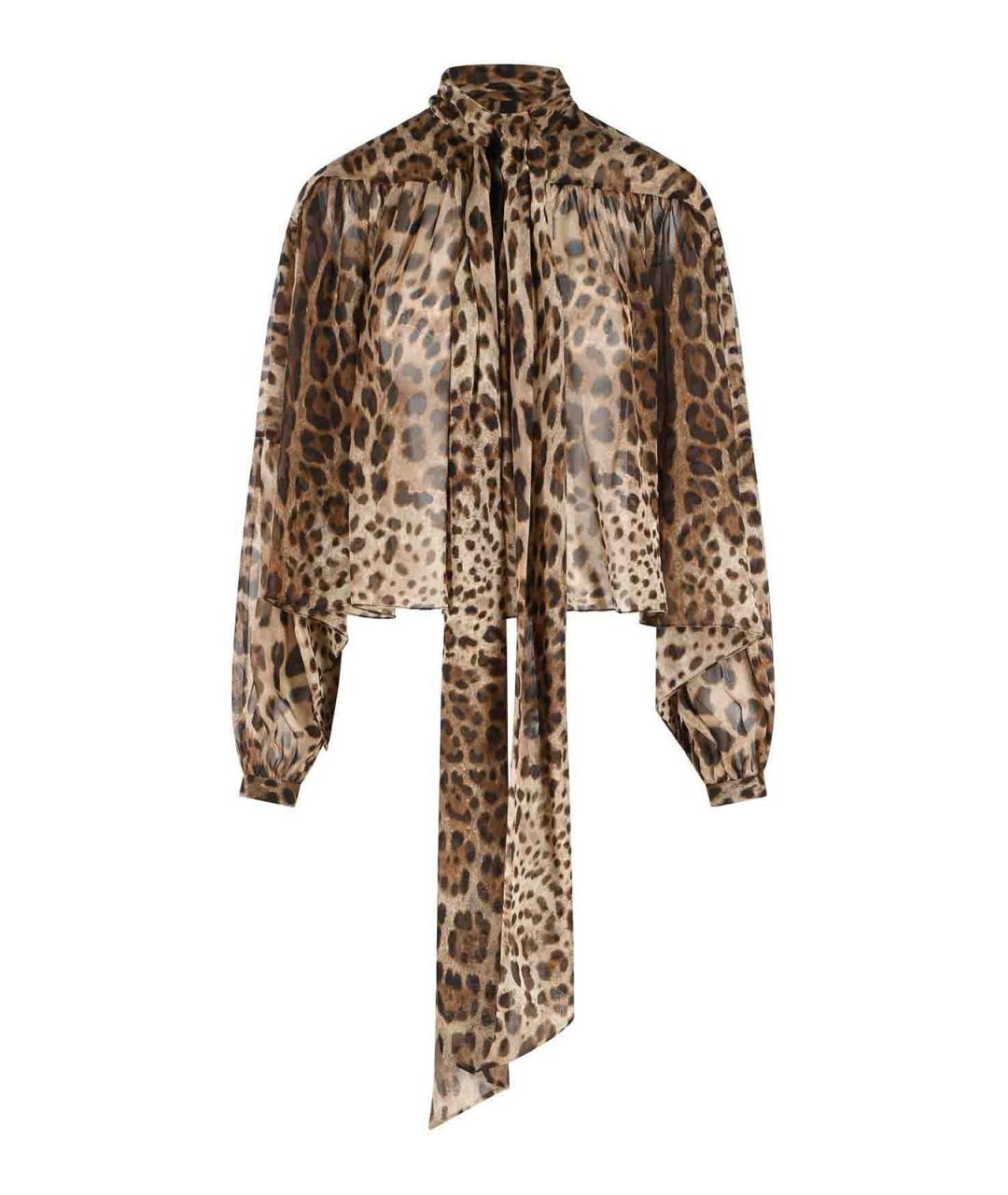 DOLCE&GABBANA Мульти шелковая блузы, фото 1