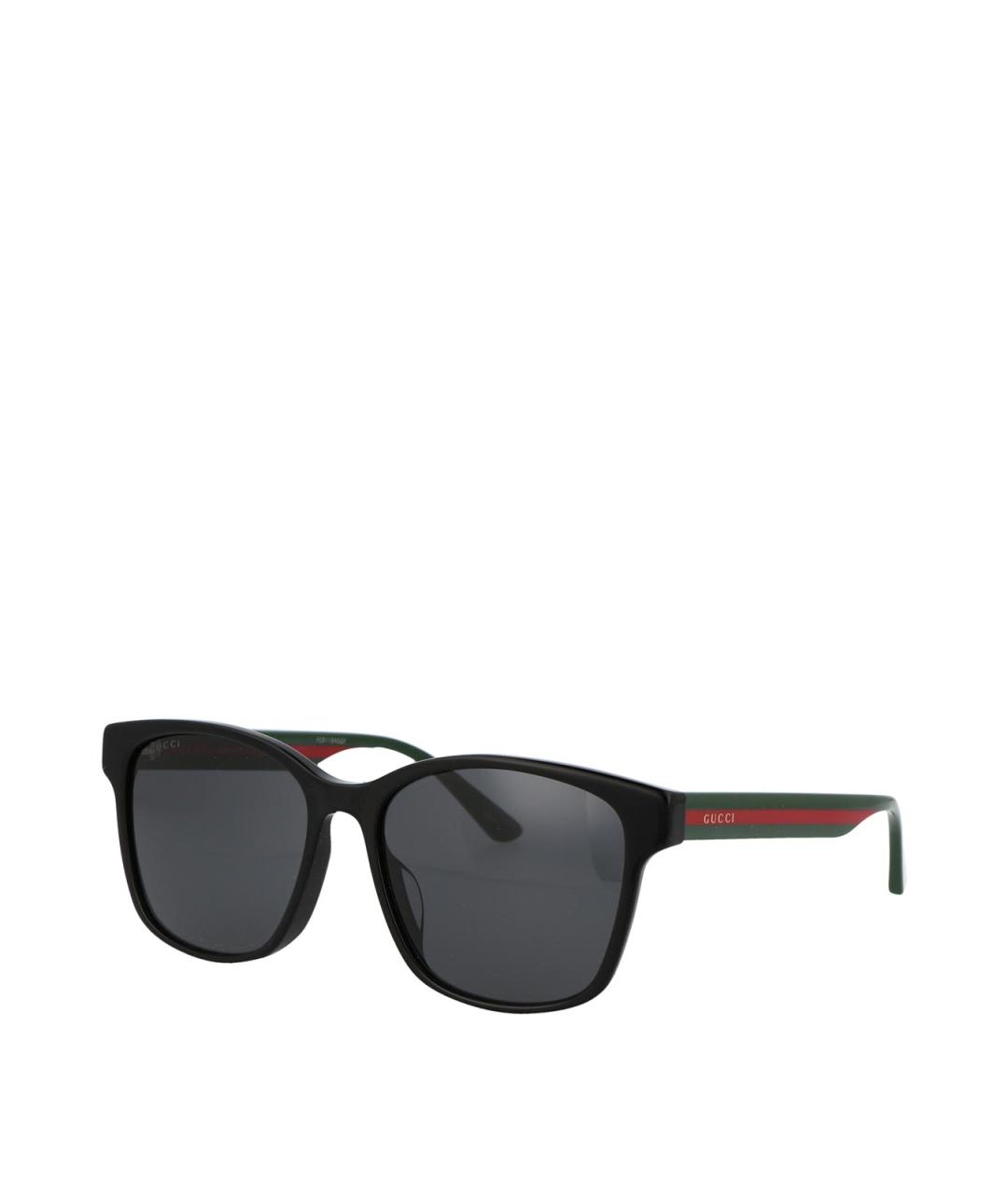 GUCCI Черные пластиковые солнцезащитные очки, фото 2