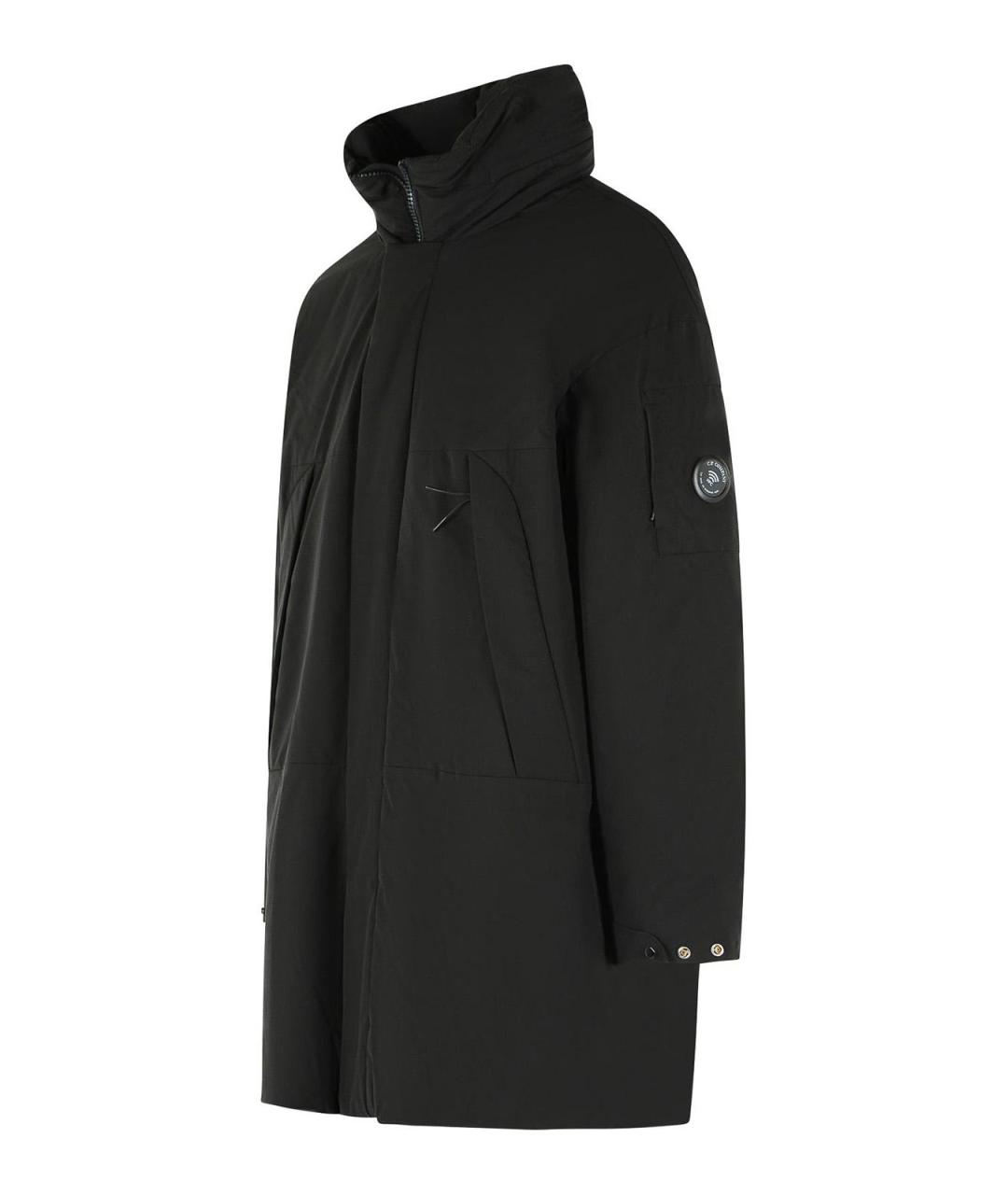 CP COMPANY Черная полиэстеровая парка, фото 3
