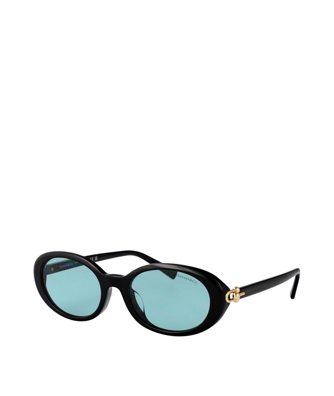 TIFFANY&CO Черные пластиковые солнцезащитные очки, фото 2