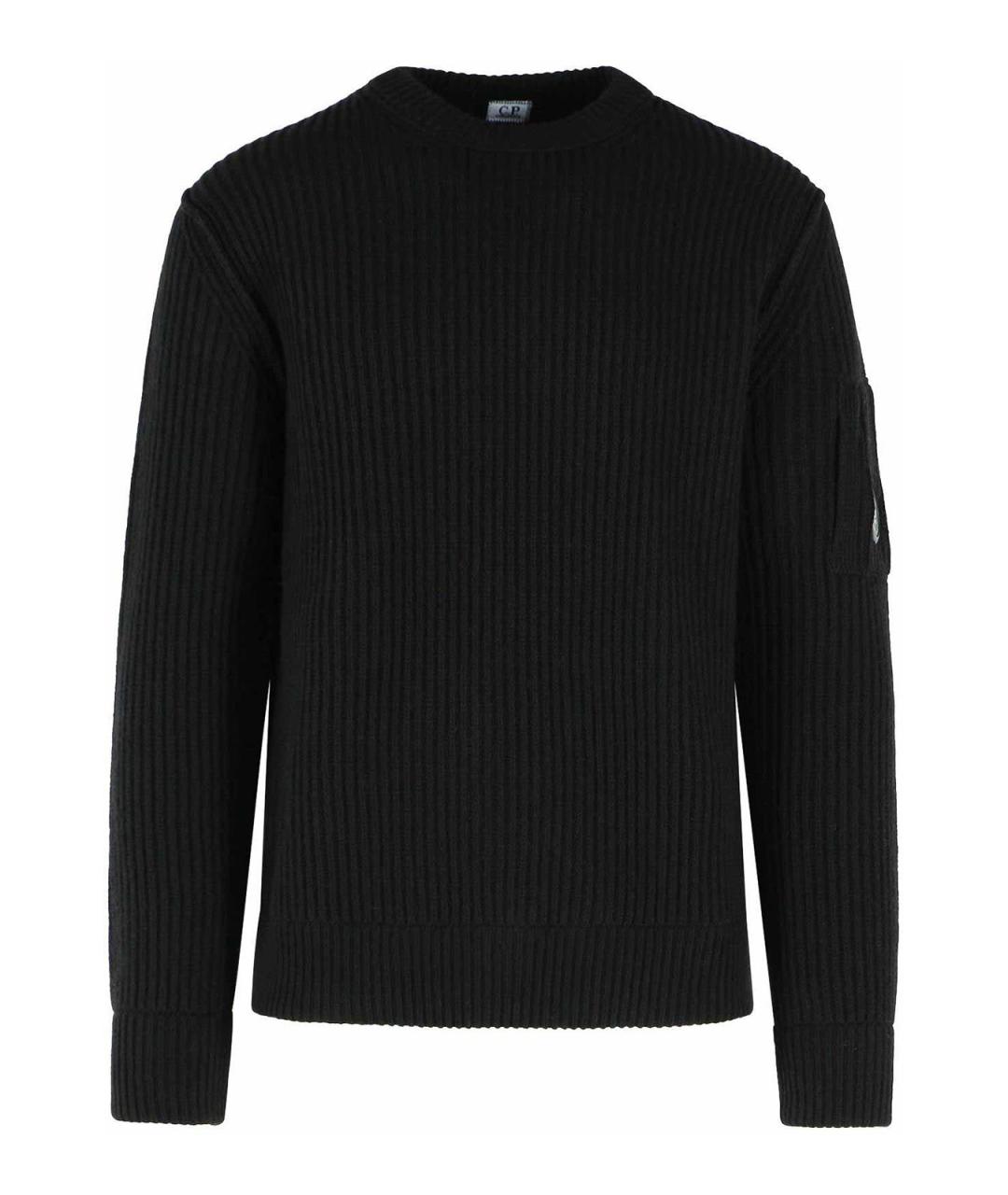 CP COMPANY Черный шерстяной джемпер / свитер, фото 1