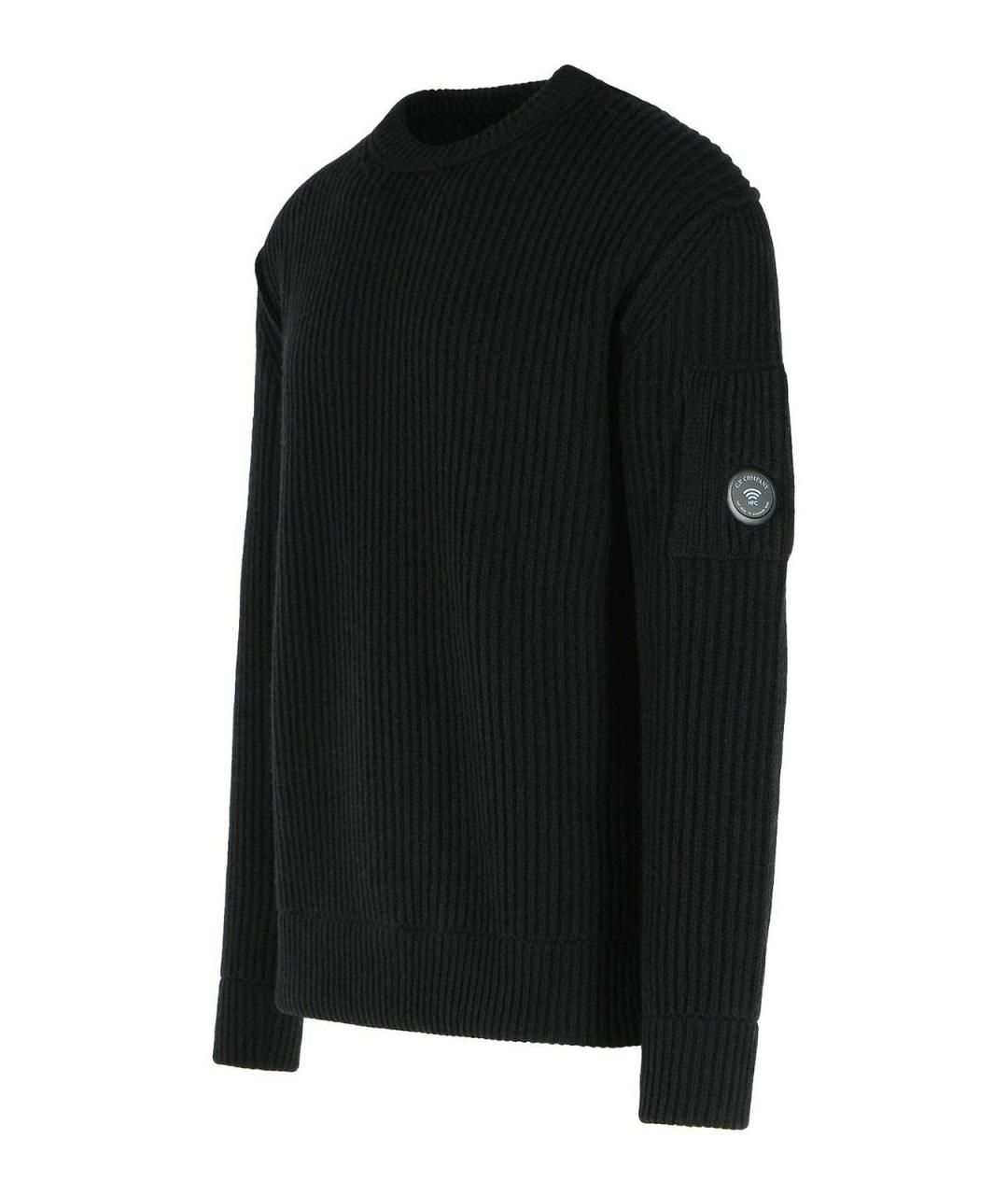 CP COMPANY Черный шерстяной джемпер / свитер, фото 3