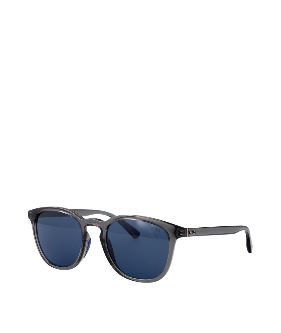 POLO RALPH LAUREN Серые пластиковые солнцезащитные очки, фото 2