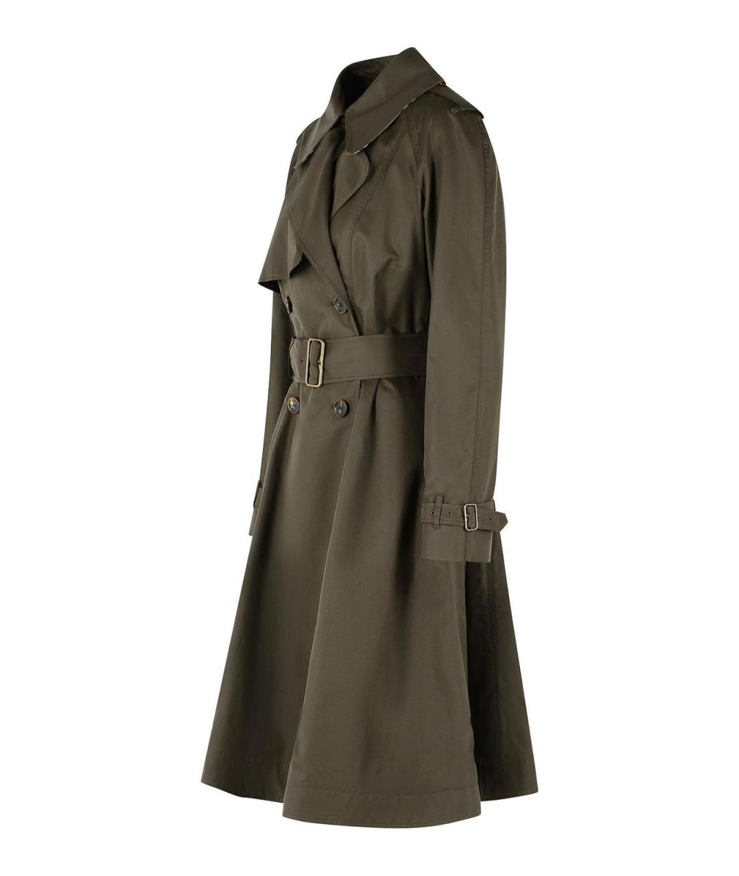 BURBERRY Зеленый тренч/плащ, фото 3