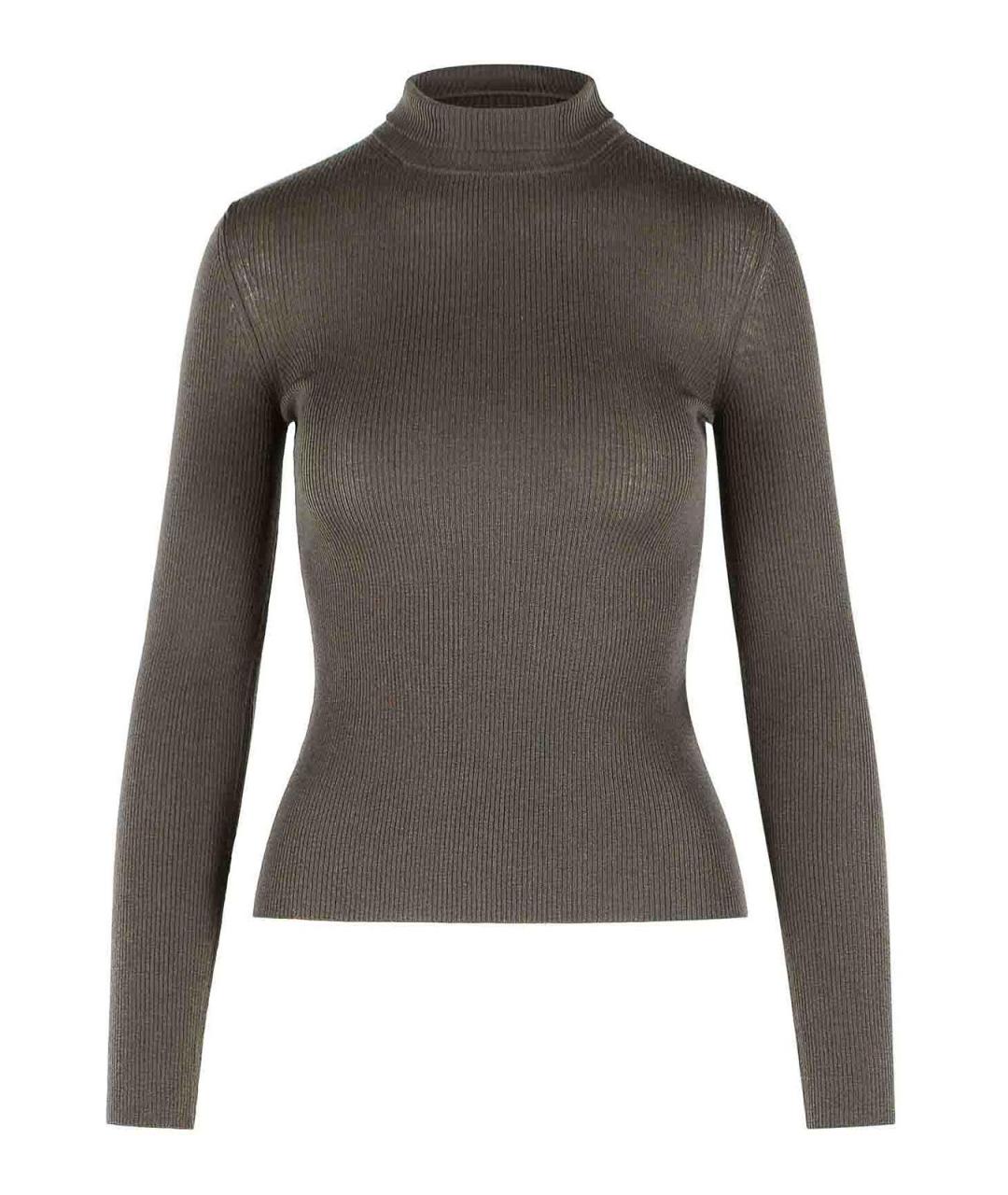 MAX MARA Коричневый шерстяной джемпер / свитер, фото 1