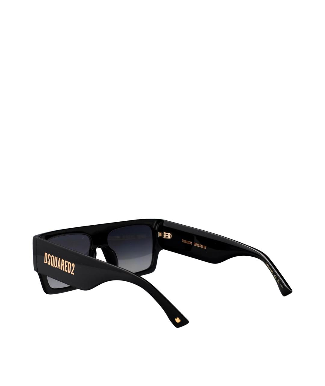 DSQUARED2 Черные пластиковые солнцезащитные очки, фото 4