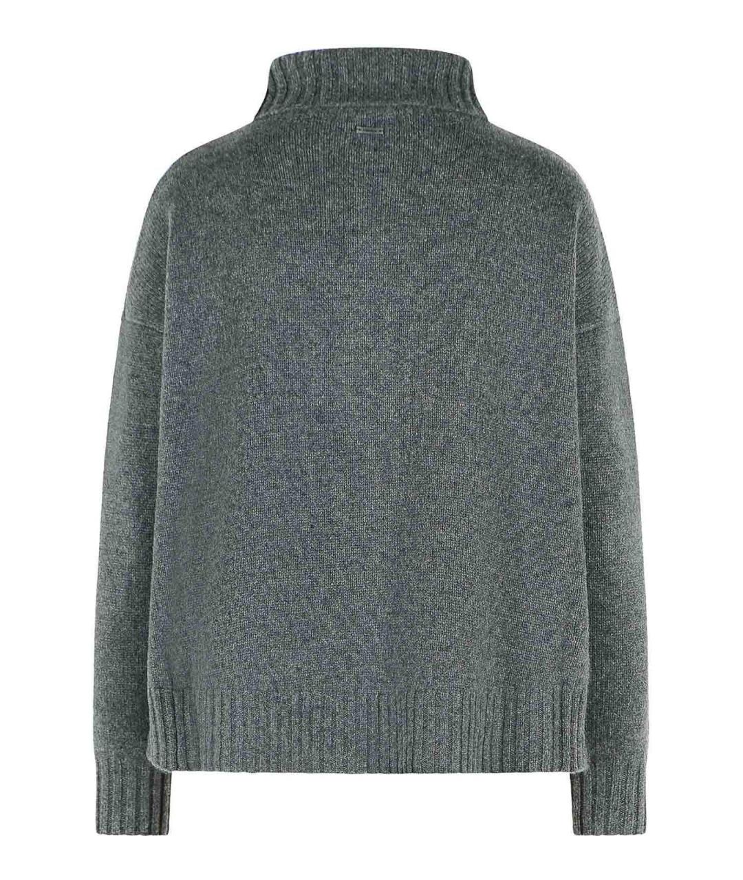MAX MARA Серый кашемировый джемпер / свитер, фото 2